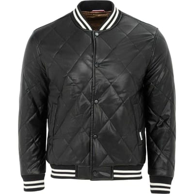 Firetrap Heren Snap Bomberjack (Zwart)