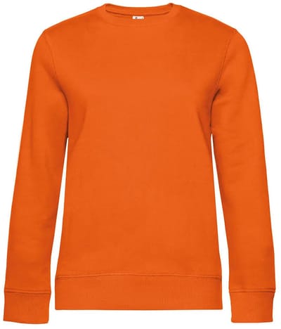 Dames sweatshirt met ronde hals B&C Queen