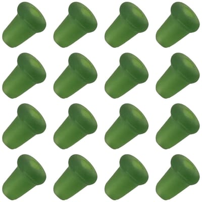 Dailygoods- Vishaak Aasstopper 100 Stuks - Plastic Stopper - Beveiliging voor Aas - Eenvoudige Installatie - Groen - Voldoende Voorraad