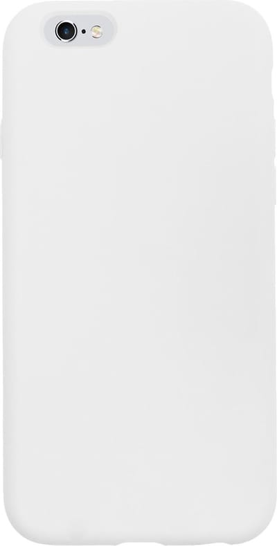 BMAX Siliconen hard case hoesje geschikt voor Apple iPhone 6/6s / Hard Cover / Beschermhoesje / Telefoonhoesje / Hard case / Telefoonbescherming - Wit