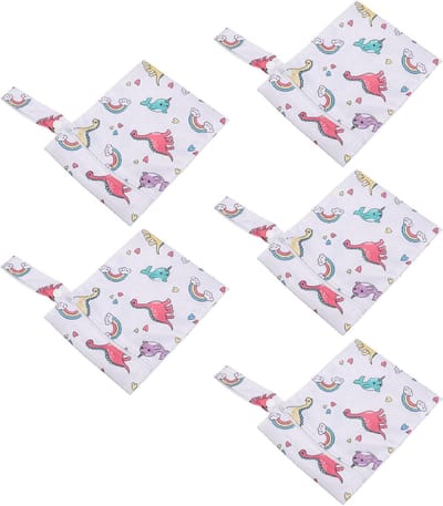 Natte Luiertas - Luier Tas Baby - Onderweg Luiers - Waterafstotend Materiaal - 5 Stuks - Cartoon