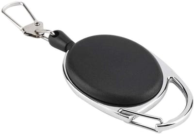 Allecto - Fly Fishing Tinger Retractor - Intrekbare Keeper - Lichtgewicht - Duurzaam Plastiek - Ideaal voor Vissers - Compact en Handig