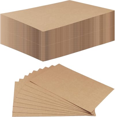 200 Vellen A4 Bruin Karton 300g Dik Kraftpapier voor Drukwerk en Knutselen