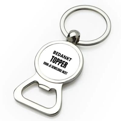Akyol - bedankt topper voor je geweldige inzet flesopener - Collega - collega - cadeautje voor inzet tonen - bedankt voor alles - geschenk - 9 bij 3 cm