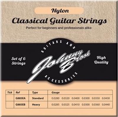 Set van 6 Nylon Klassieke Gitaar Snaren