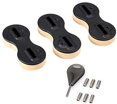 Allecto - Fusion Fin Box voor Surfboard - Duurzame PVC Fins - Geschikt voor FCS Plug - Ideaal voor Surfen en Watersport - Verbeterde Stabiliteit - ..