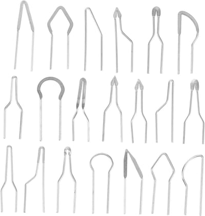 Brander Tips - Houtbranden Tekenen - Detail Ambachten Maken - Set van 80 Stuks - 3.5 x 1 cm - Metaal