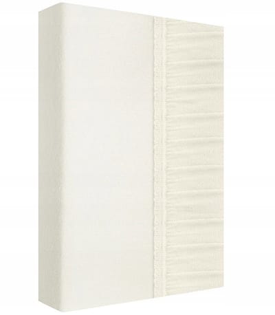 Fijne Frotte Hoeslaken met Elastiek 200x220cm Ecru