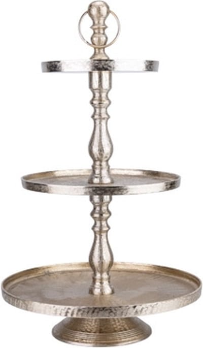 Cosy @ Home Etagere Brushed Goud 44x44xh75cm Alumini