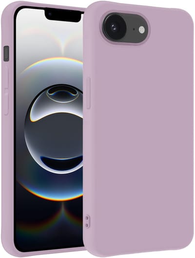 Hoesje - Geschikt voor Apple iPhone 16e / 17e - Sterk & Shockproof - Siliconen Case - Hoes Cover - Telefoonhoes - Lila