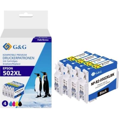 G&G NP-R-0502XLBK(PG)/XLC/XLM/XLY inktcartridge 1 stuk(s) Compatibel Zwart, Cyaan, Magenta, Geel
