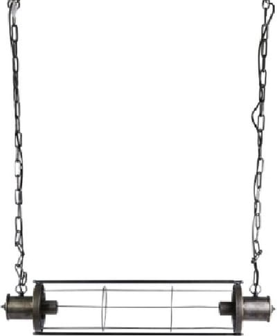 PTMD Hanglamp Tunnel Metaal grijs 16 x 81 x 14