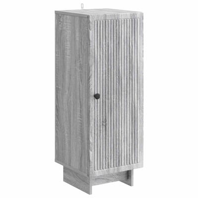 vidaXL - Dressoir - Grijs - Sonoma - 33 - x - 34,5 - x - 90 - cm - Bewerkt - hout