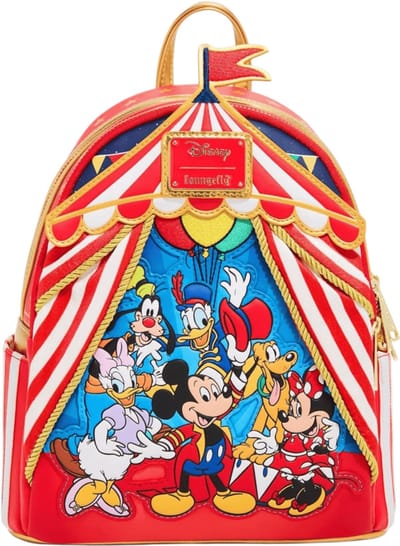 Loungefly – Disney Mickey Mouse & Friends Circus Mini Backpack Derwin Collectables Exclusive