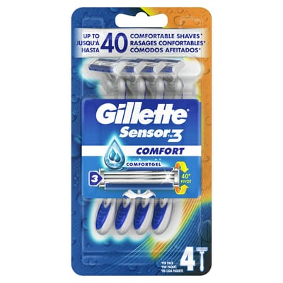 Gillette Sensor3 4 stuks