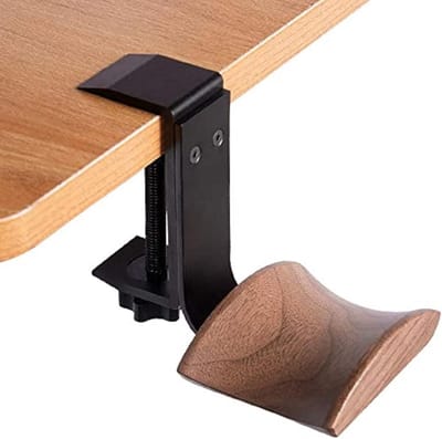 Elegante Koptelefoon Houder voor Bureau en Muur - Hout en Metaal