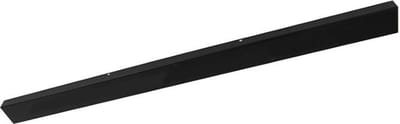 Freelight - Plafondplaat L 125 cm x B 8 cm - zonder gaten - zwart