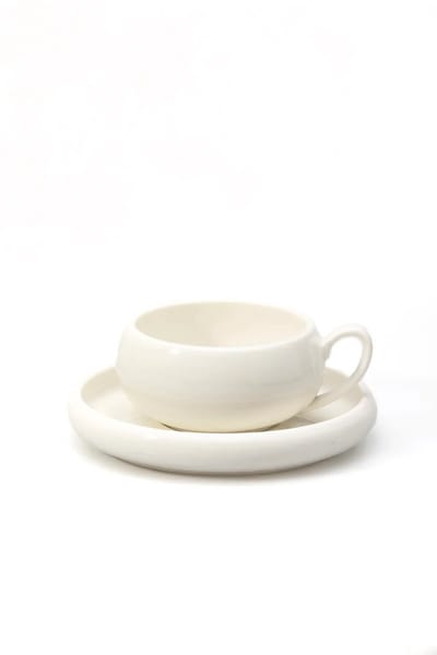 Almina Belicia - Koffieset - 12-delig - Wit - 220ml - Porselein - Koffiekopjes