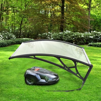 Robuuste Overkapping voor Robotmaaiers en Tuinmachines