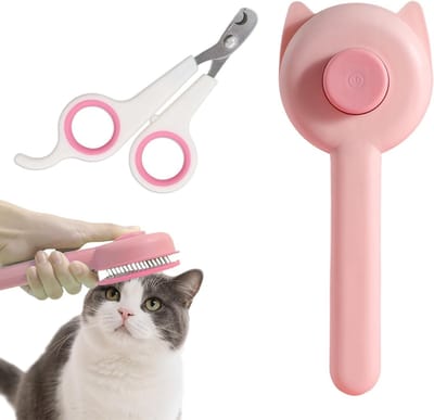 Honden- en kattenborstel, haarverwijderaar voor huisdieren, nagelknippers en klauwenschaar voor optimale verzorging