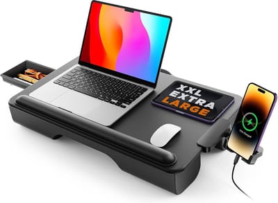 Lexium Laptoptafel - Bedtafel - Laptopstandaard - Banktafel - Laptopkussen - Draagbare Laptoptafel - Schoottafel