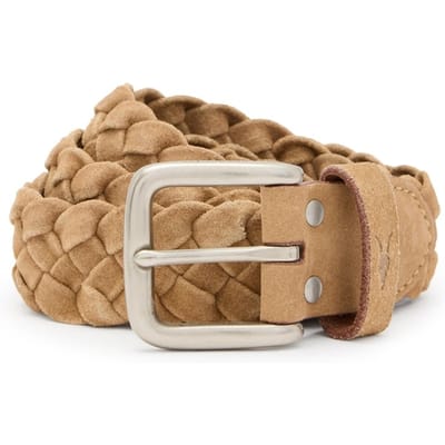 AllSaints Dustin Woven Belt Tan Größe: W36 | Gürtel Outlet | Herren