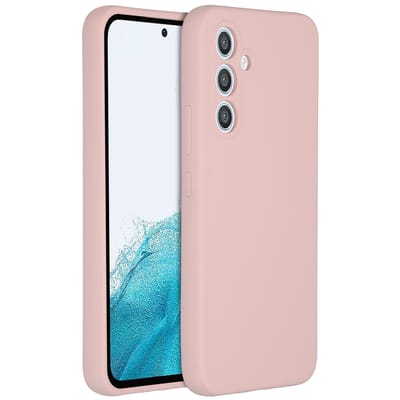 Accezz Hoesje - Geschikt voor Samsung Galaxy A54 (5G) - Liquid Silicone Backcover - Roze