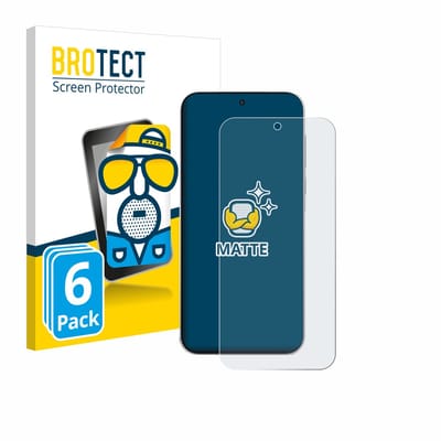 BROTECT - Screenprotector voor OnePlus Turbo 6V - Folie Beschermfolie matte 6 Stuks