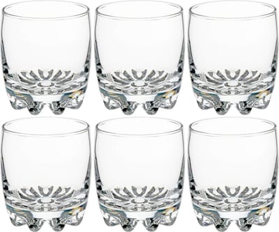 Secret de Gourmet waterglazen/sapglazen - 6x stuks - 310 ml - Drinkglazen - Bol vormig model