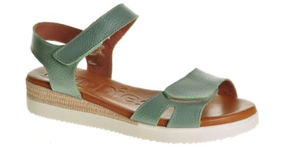 Hush Puppies Leder Damessandalen Aqua maat 40