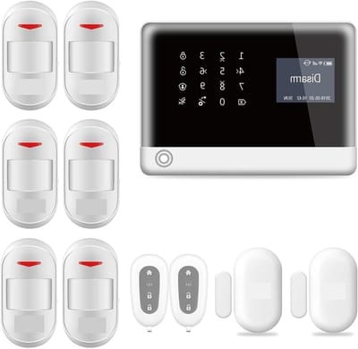 Thuis Beveiliging - Alarm Systeem - Woning Beschermen - App Bediening - 96 Zones - Wit