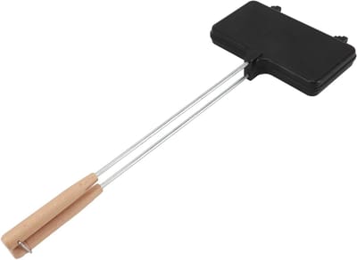Sandwich Grillpan - Tosti Pan - Ontbijt Maken - Dubbelzijdig Grillen - N.v.t. - Zwart