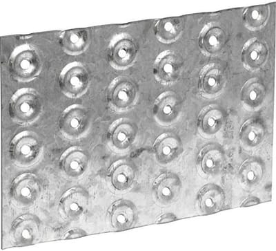 Gegalvaniseerde Handnagelplaat 200x150mm - Sterke Verbindingsplaat voor Houtconstructies