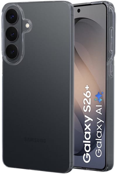 Mobiparts hoesje geschikt voor Samsung Galaxy S26 Plus - Zacht TPU - Schokabsorberend TPU - Grip Coating - Transparant