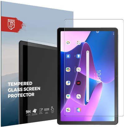 Rosso Screen Protector Geschikt voor Lenovo Tab M10 Gen 3 | Beschermlaag | Glasplaatje | 9H Tempered Glass | Gehard Glas | Beschermglas
