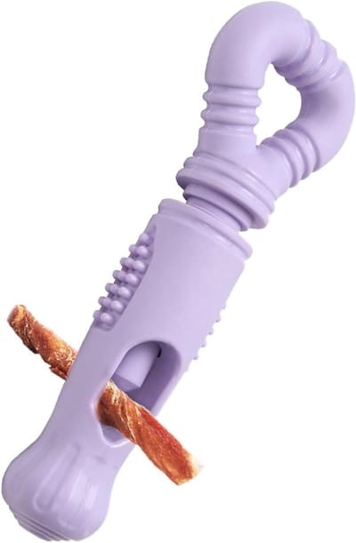Kauwhouder Hond - Snoeptang Houder - Voedselverrijking Hond - Anti-verstikking Mechanisme - 19.5 x 7 x 4 cm - Niet gespecificeerd