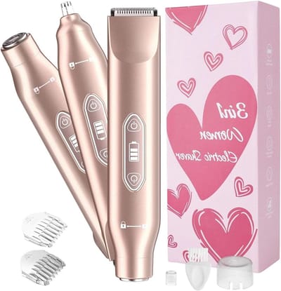 Draadloze Trimmer - Grooming Tool - Persoonlijke Verzorging - 3-in-1 Functie - 19.3 cm - Zwart