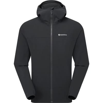 Montane Tenacity Hoodie Sofshell Heren (Maat - XL, Kleur - BLACK)