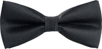 Fako Fashion® - Vlinderstrik - Vlinderdas - Deluxe - 12cm - Zwart Gestreept