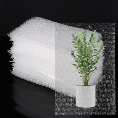 Dailygoods- Luchtkussenfolie 100 stuks - Schokbestendige Vulling - Verpakkingsmateriaal - Bubbelpapier - Transparant - 13 x 20 cm - Bubble Wrap