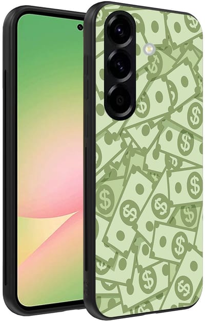 Smartphonica Telefoonhoesje Geschikt voor Samsung Galaxy A56 met Geld Opdruk - TPU Backcover Case With Money Design geschikt voor Samsung Galaxy A56