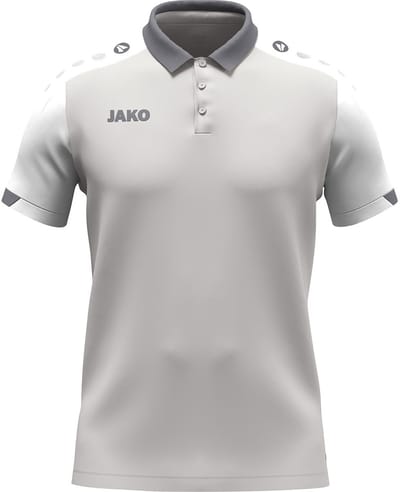 Jako Dynamic Polo Heren - Lichtgrijs / Wit / Grijs | Maat: 4XL