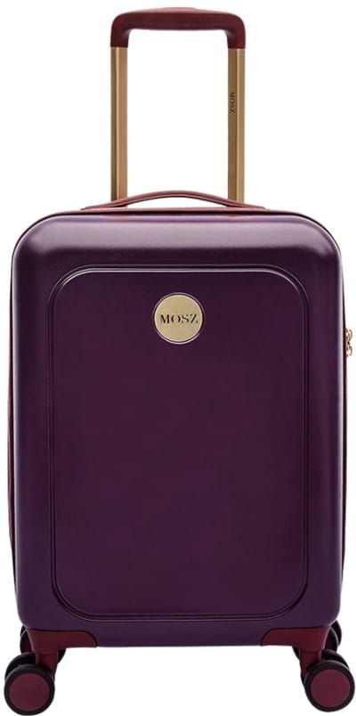 MŌSZ Handbagage koffer paars - 55 cm - 33 liter : Lauren kleine koffer/ cabin trolley