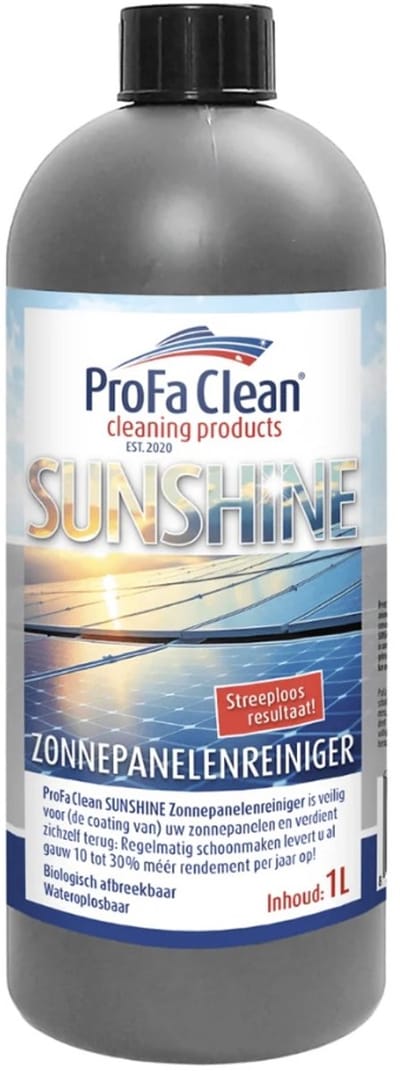 ProFa Clean - Zonnepanelen reiniger - Solar Panel Clean - Zonnepanelen Schoonmaken - 1 Liter Zonnepanelen schoonmaak middel