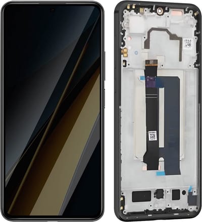 Xiaomi, Scherm + Kader voor Xiaomi Poco X6 Pro Geel origineel service pack, Geel
