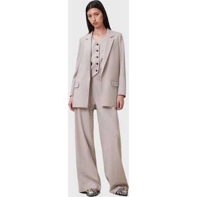 AllSaints Aleida Tri Blazer Greige Brown Taglia: 12 | Blazers Outlet | Donna | Marrone