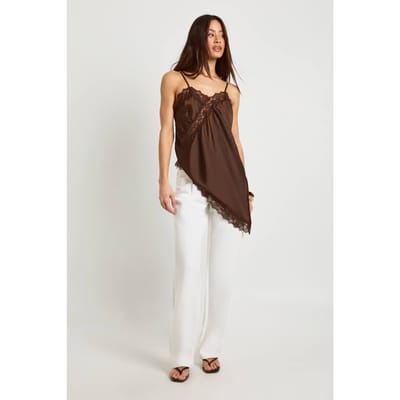 boohoo Dames Lange Essentiele Rechte Pijp Pantalon Met Gesneden Pasvorm | Ivoor | Maat: 12/36L