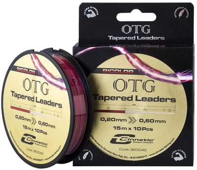 Cinnetic Otg Bicolor 150 M Taps Toelopende Onderlijn Goud 0.200-0.600 mm