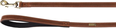 Hond Looplijn met neopreen Lyabo Bruin 1,3m 15mm