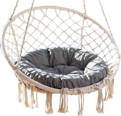 Rond Zitkussen voor Hangstoel en Schommelstoel (65x65 cm) - Weerbestendig